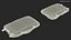 Rectangular Halogen H4 Truck Headlight Set