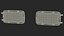 Rectangular Halogen H4 Truck Headlight Set