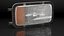 Rectangular Halogen H4 Truck Headlight Set