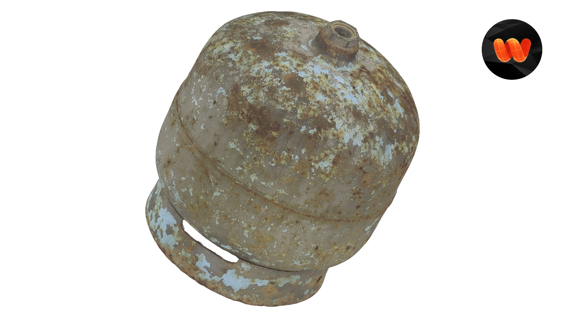 Rusty Gas Cylinder Raw Scanned 3D Model - TurboSquid 1816094