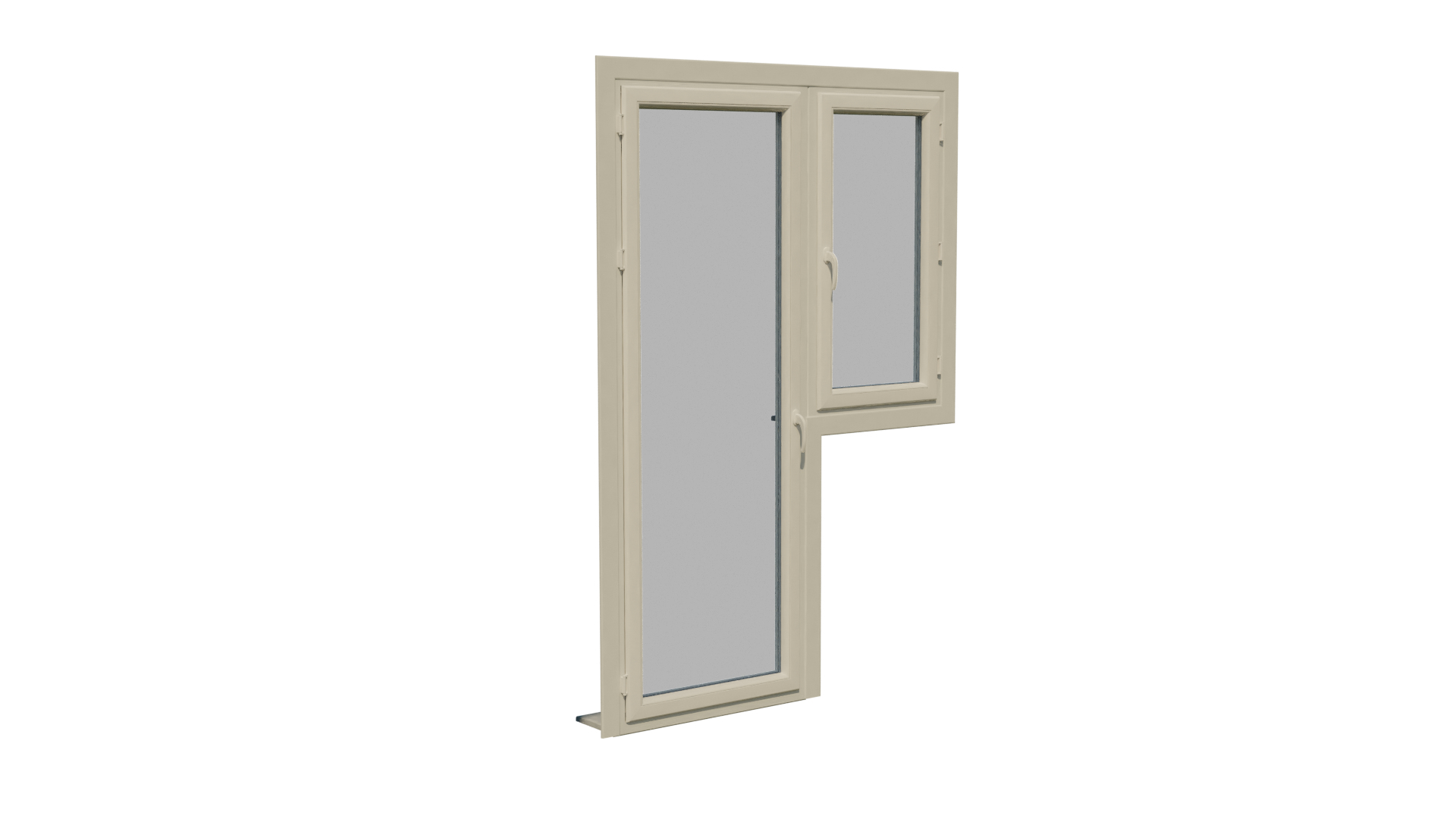 Pvc Combined Window Door 3D Model - TurboSquid 1577331