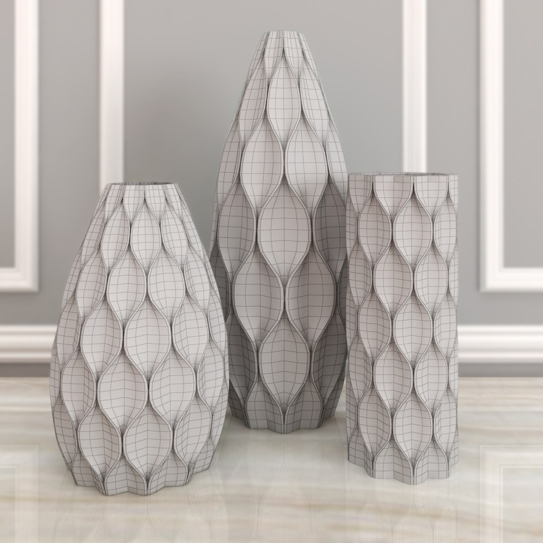 3D Decorative Vase - TurboSquid 1496778