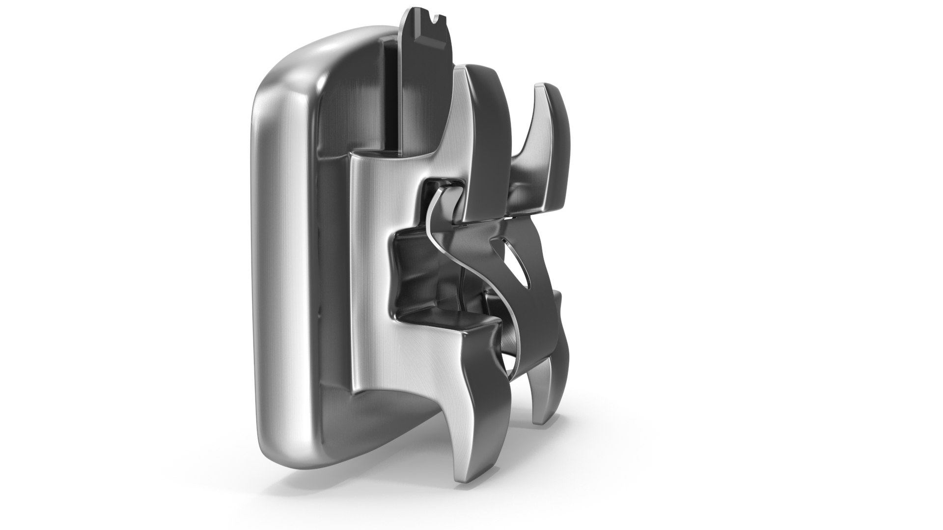 Self Ligating Dental Braces Bracket V01 model TurboSquid 2049727