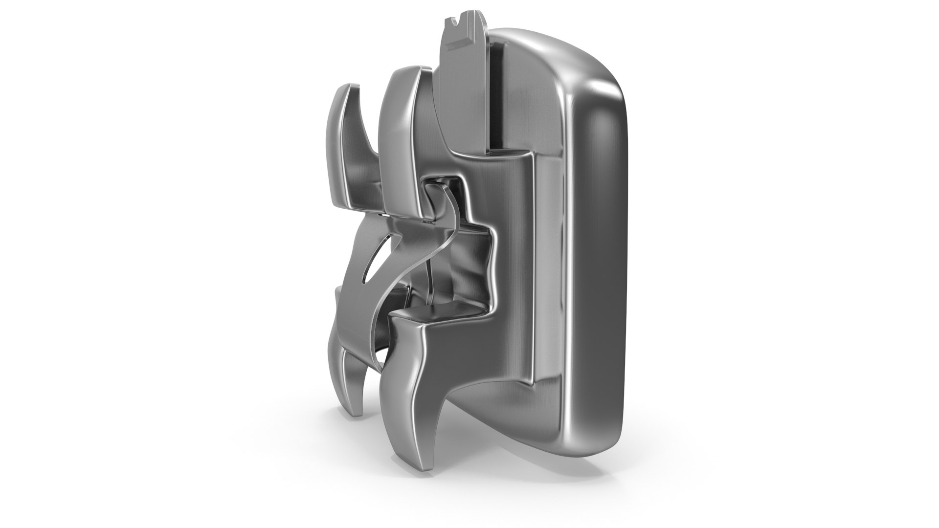 Self Ligating Dental Braces Bracket V01 model TurboSquid 2049727