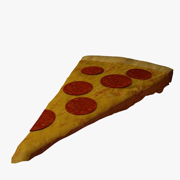 3D Low Detail Pizza Slice