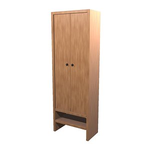 Simple Rigged Cupboard 3D model