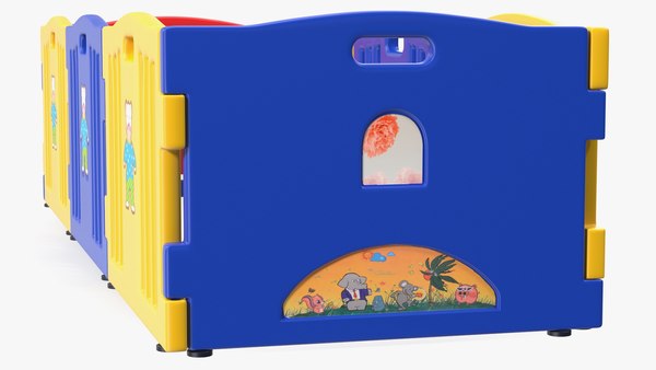 3D Baby Playpen Rectangle - TurboSquid 1838115