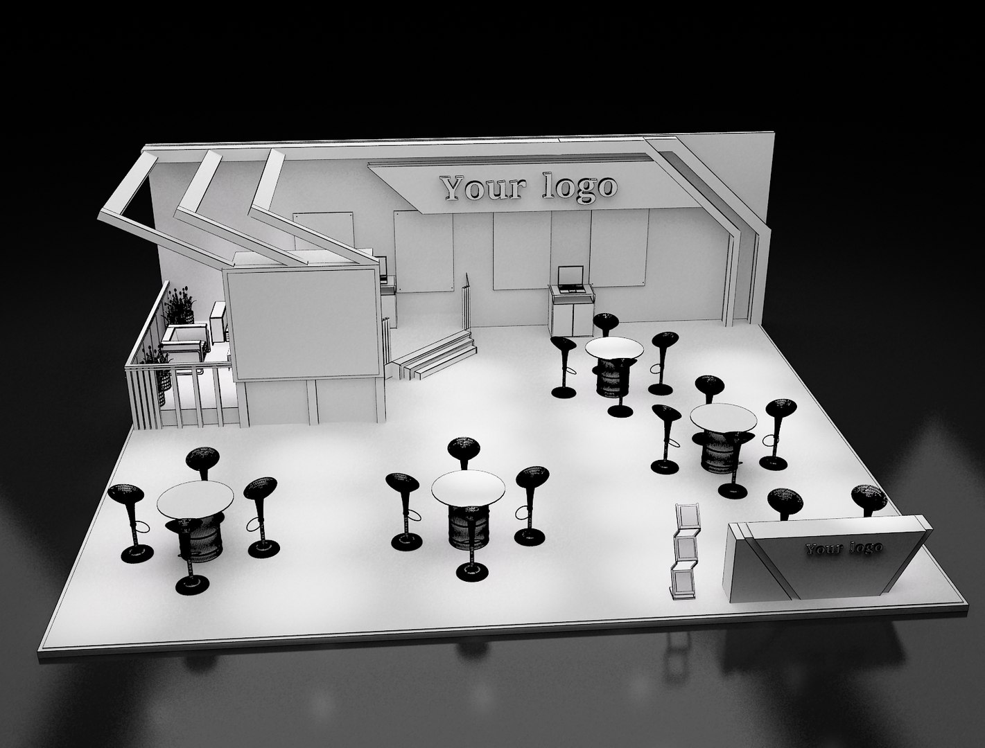 3D stand exhibition booth https://p.turbosquid.com/ts-thumb/fN/hVUXjk/Q4/2/jpg/1699088724/1920x1080/fit_q87/71693cd68158ef5b16ada85eaab621934d06032b/2.jpg