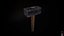 3d old hammer model
