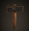 3d old hammer model