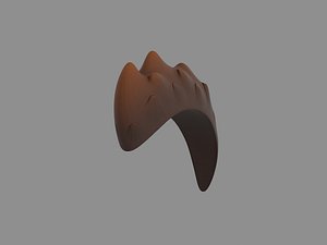 3D model hair wig hairstyle