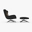 Minotti Jensen Fauteuil & Ottomane