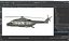 Military Transport Helicopter Green Camo with Interior Rigged for Maya 3D model