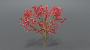 tree art cartoon 3D model