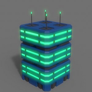 PBR Sci-Fi Building A40