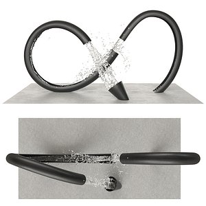 3D Infinite water fountain model