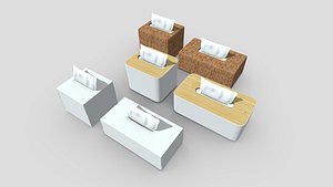 Tissue Box Pack 3D model