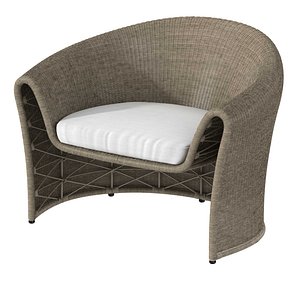 Restoration Hardware PALMERIA CURVE ARM CHAIR