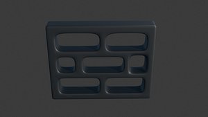3D wall icon