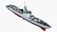 china type 052d destroyer 3d max