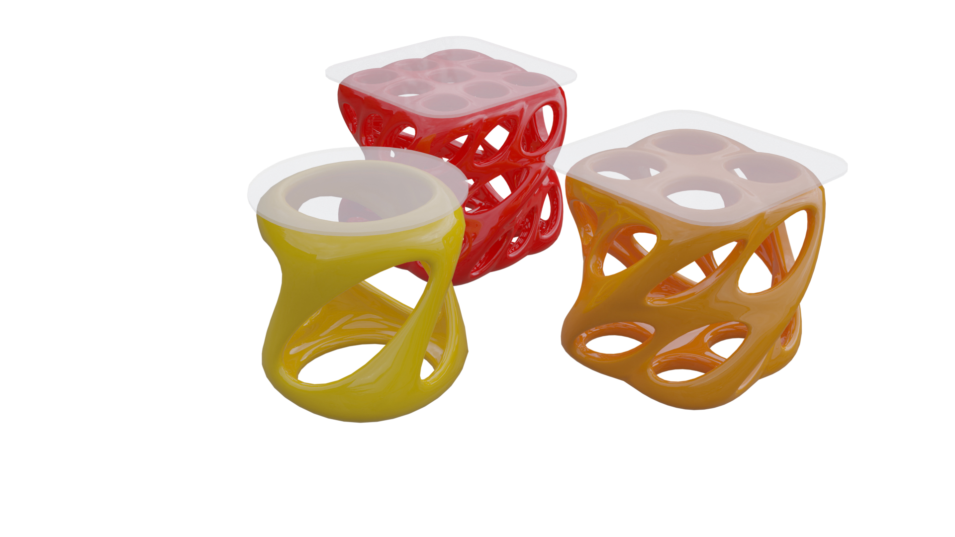 Twisted Tables Smooth Cells 3D Model - TurboSquid 2234840