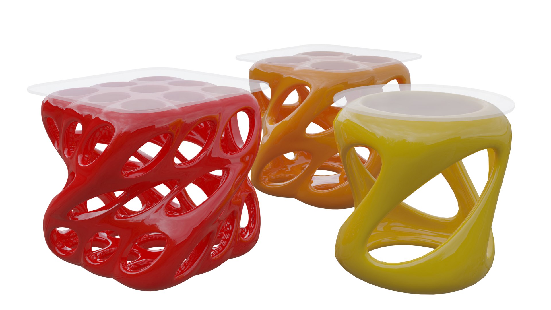 Twisted Tables Smooth Cells 3D Model - TurboSquid 2234840