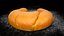 Modelo 3D de bajo polígono de Tasty Crescent Roll PBR listo para jugar