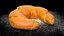 Modelo 3D de bajo polígono de Tasty Crescent Roll PBR listo para jugar