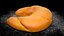 Modelo 3D de bajo polígono de Tasty Crescent Roll PBR listo para jugar