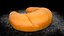 Modelo 3D de bajo polígono de Tasty Crescent Roll PBR listo para jugar