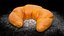 Modelo 3D de bajo polígono de Tasty Crescent Roll PBR listo para jugar