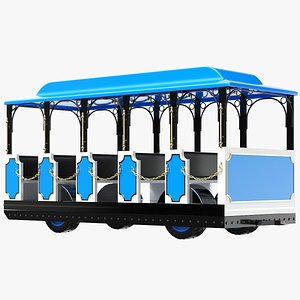 Detailed Passenger Car Tourist Trolley