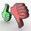 thumbs 2 3D model