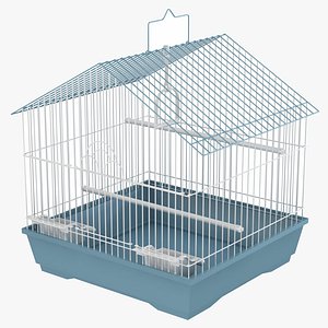 3D Bird Cage 01 model
