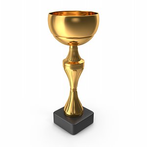 3D Trophy Gold