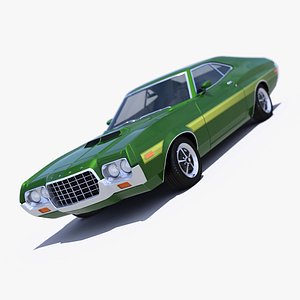 3d model gran torino 1972