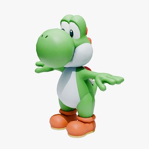 3D Yoshi - Mario model