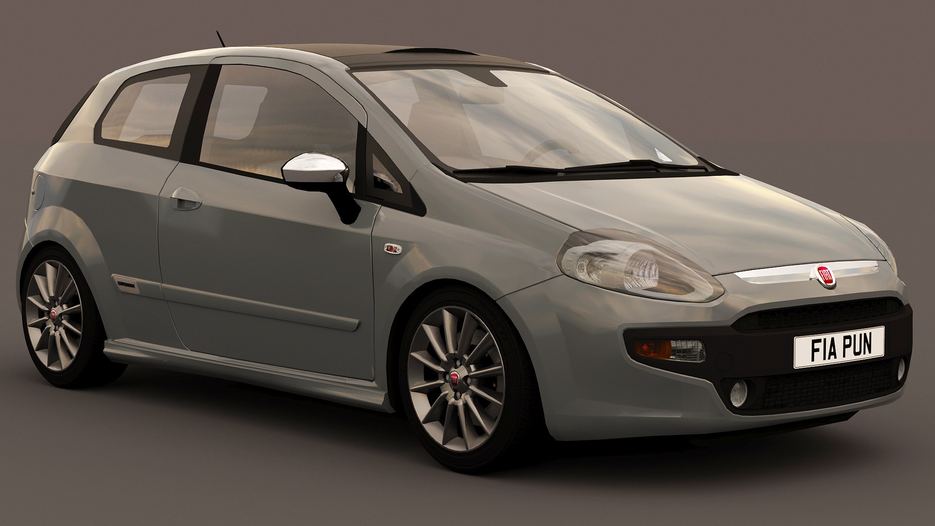 Fiat Punto Evo 2011 3D Model - TurboSquid 2024599