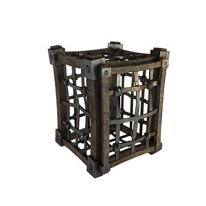 cage medieval 3D model