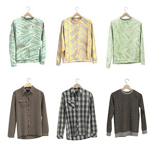Clothing on Hanger 8 3D