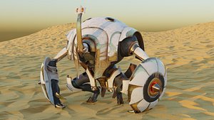 Ancient desert Droid