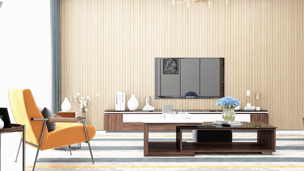 living room 3D model