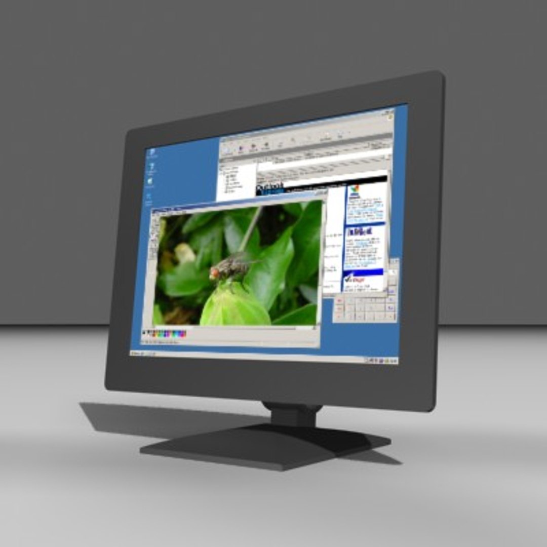 Screen Display 3d Model