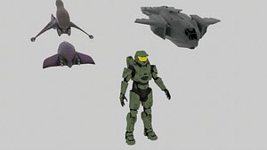 Halo Character and Vehicle Pack