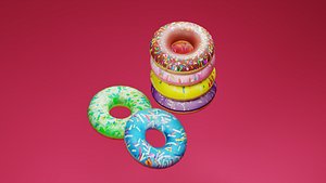 3D model Donut Pack Sweet Glaze Collection