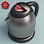 3d model set kettle tea