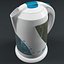3d model set kettle tea