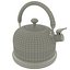 3d model set kettle tea