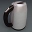 3d model set kettle tea
