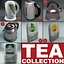 3d model set kettle tea